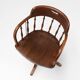 English style swivel-base “captain” desk chair, ca. 1850