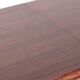 Danish extendable desk, Rosewood and Brass, model OS 51, Arne Vodder.