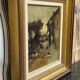 French school – after Auguste Boulard – Animated farm scene – Oil