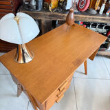 Vintage desk with tapered legs