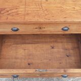 Solid pine chest of drawers