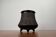 Mid-century studio ceramic tripod vase by Eke Bjeren for Gabriel Keramik, 1960s.