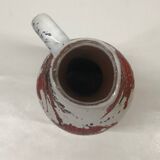 Marei Keramik West Germany pitcher vase model 6302 dripping decor