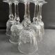 6 Red/White Wine Glasses – Mouth Blown and Hand Cut Crystal