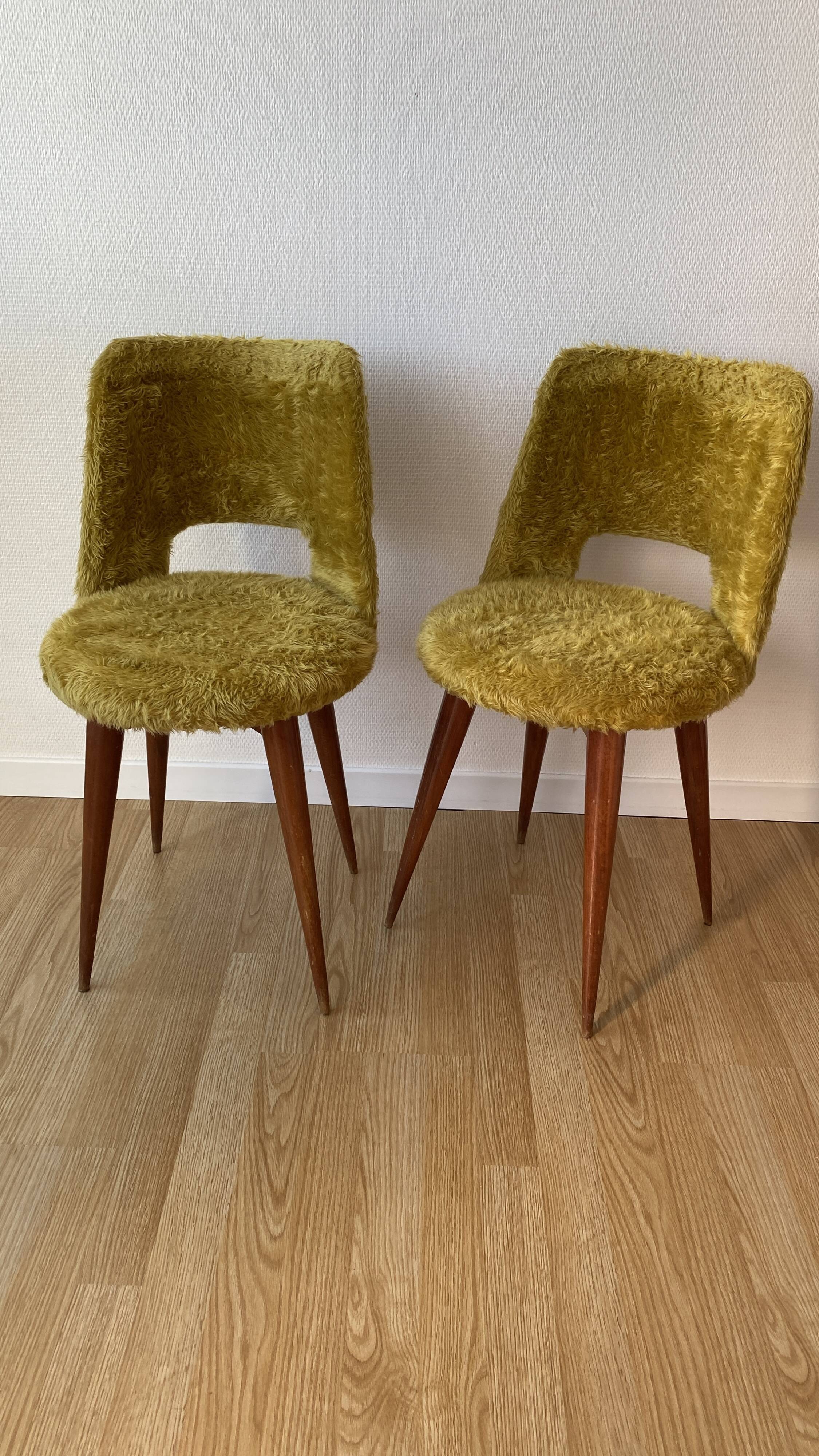 70s moutmoute chairs