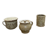 Set grès tasse tisane La hulotte Caylus