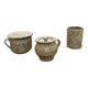 Stoneware herbal tea cup set La Hulotte Caylus