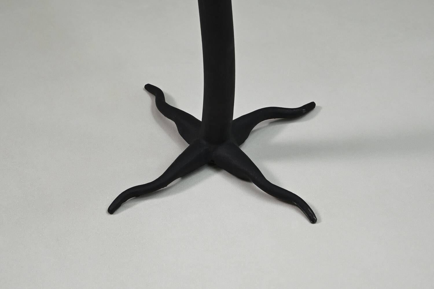 Black brutalist tree floor candle holder “tree of life”, 1970s.