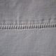 Old cotton curtain: 300x220cm with embroidered/monogrammed return.
