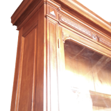 Large walnut library XIX°