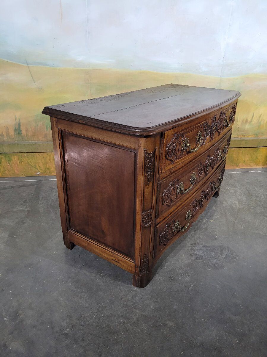 Louis XV walnut commode