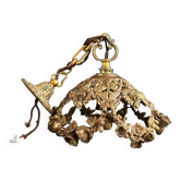 Suspension ancienne en bronze