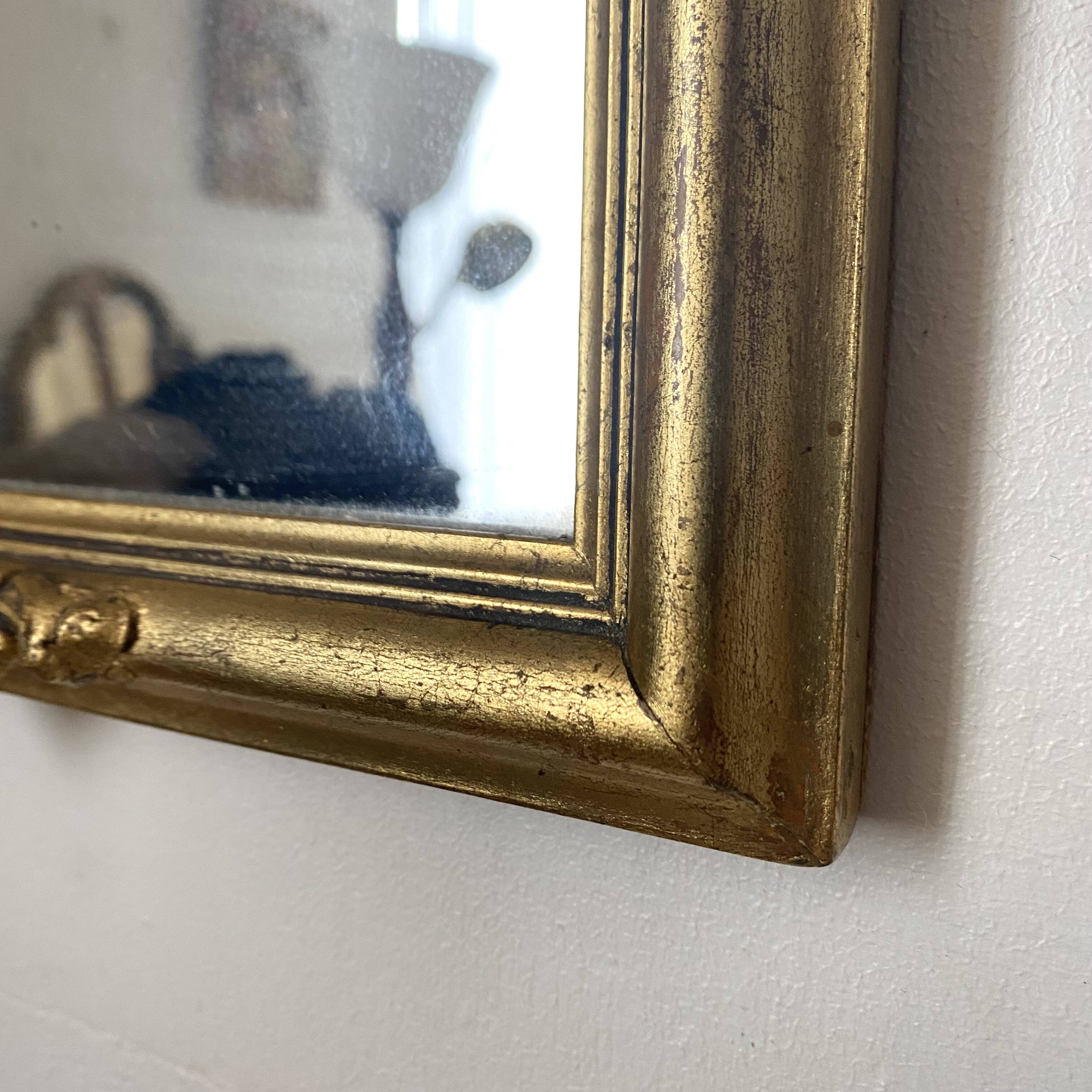 Golden mirror 51X29cm