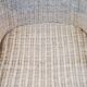Pair of armchairs and bench in rattan and bamboo from the 60s/70s