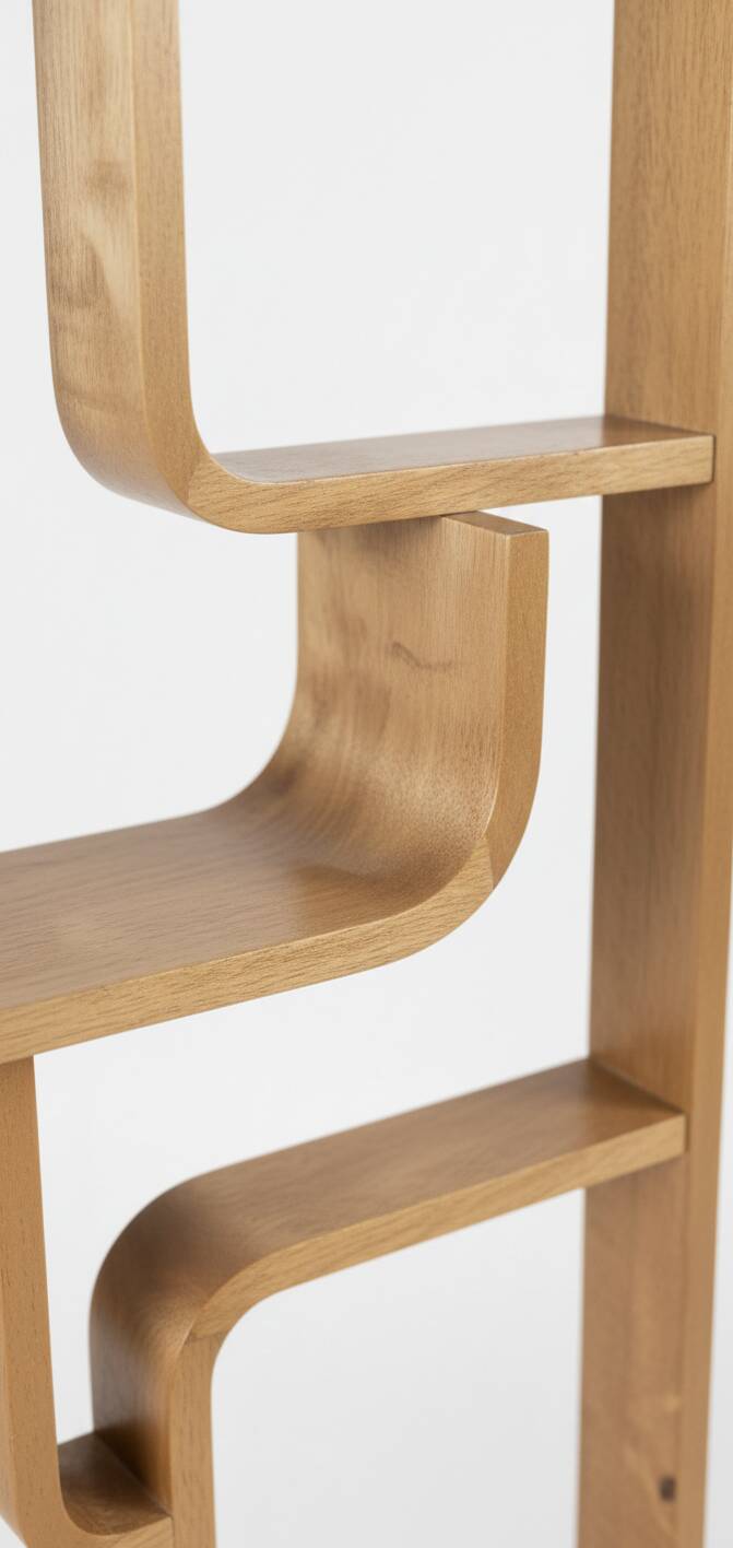 Claustra by Ludvik Volak - 1960 - mid-century partition curved wood