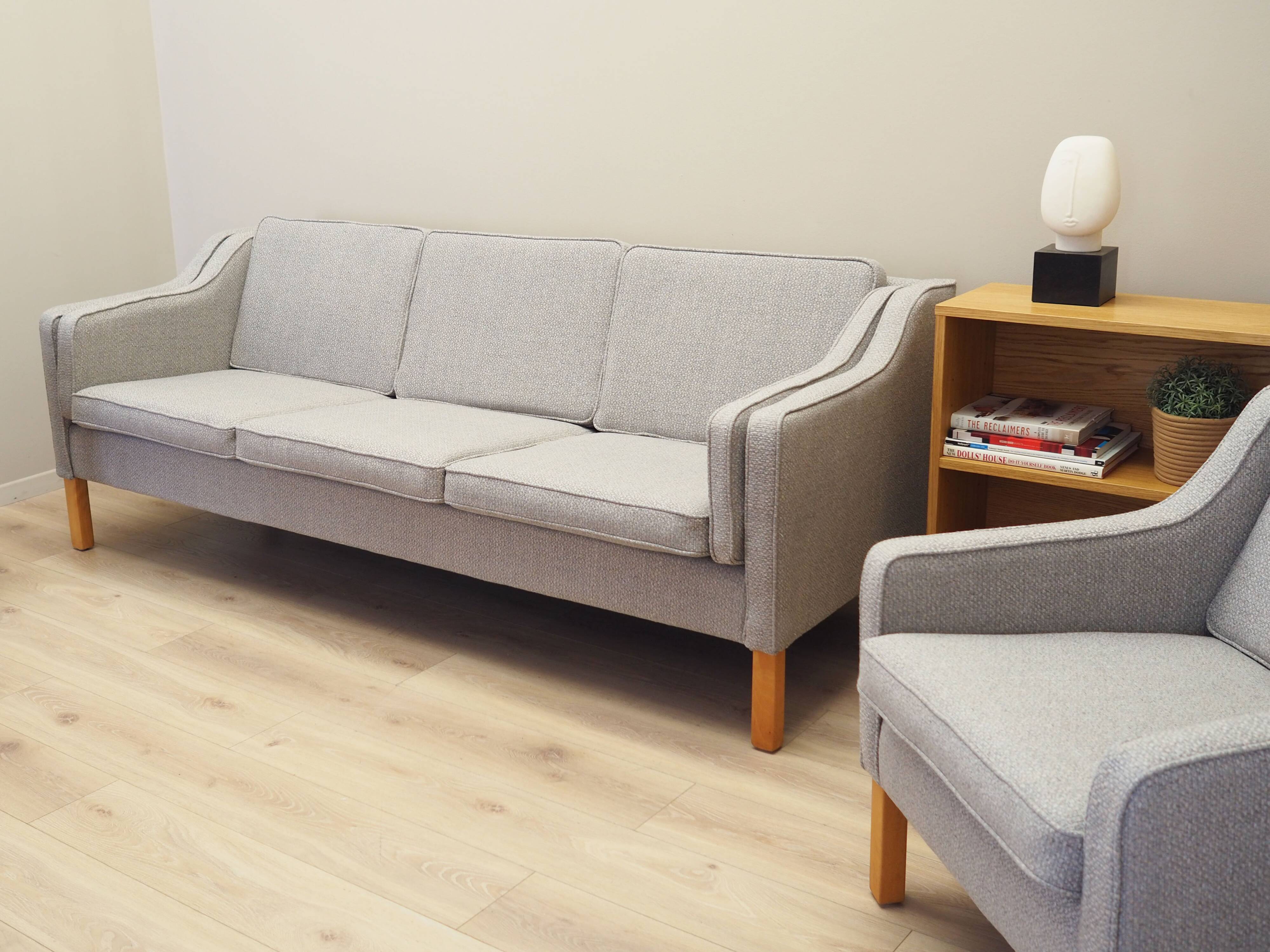 Canapé en hêtre, design danois, années 1970, production : Danemark