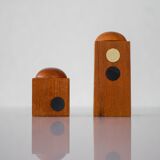 Set of Danish modernist teak salt and pepper shakers, set of 2.