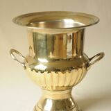 Champagne Bucket on Stand in Brass Médicis Vase Design