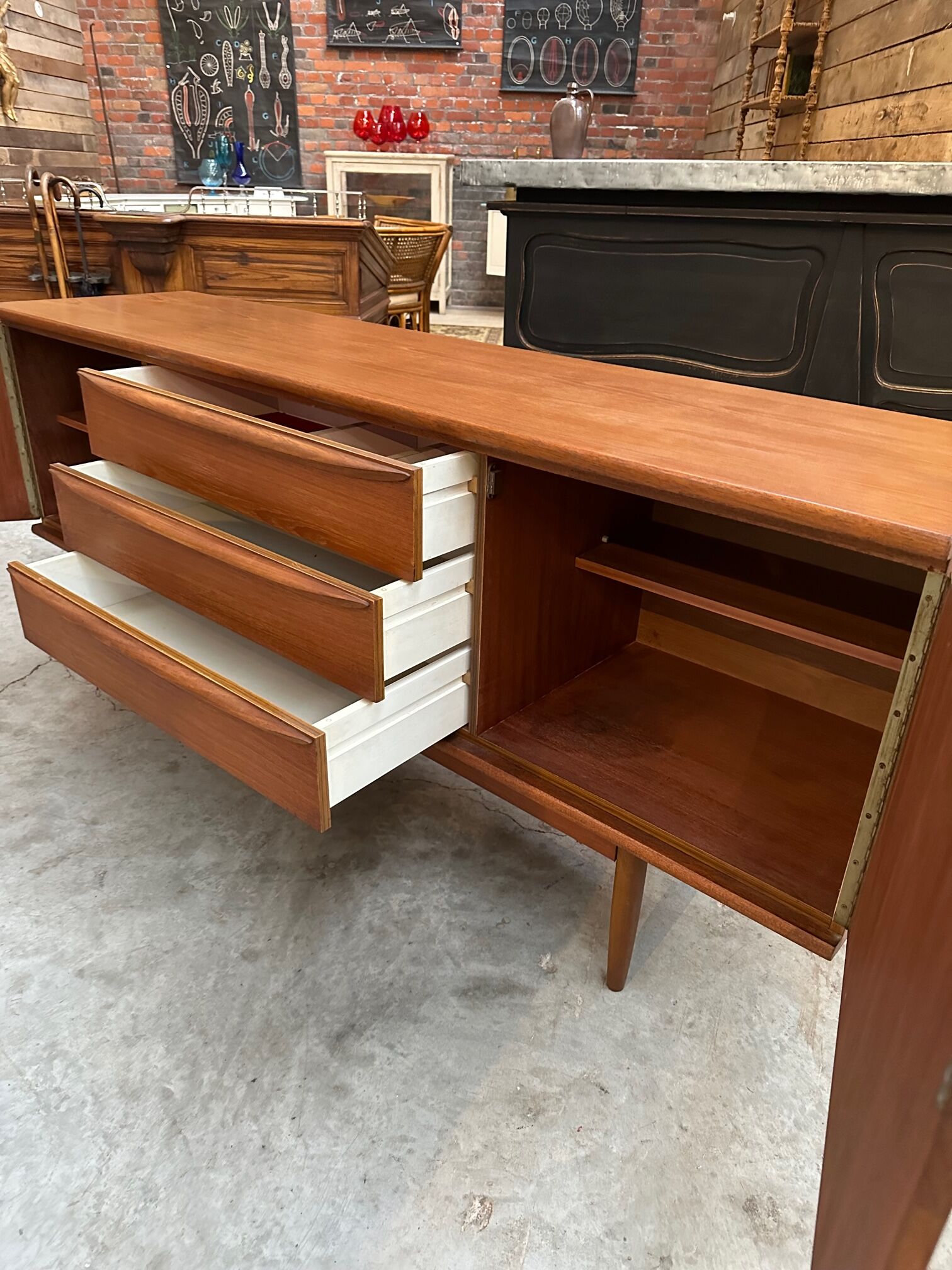 Enfilade 60's teak