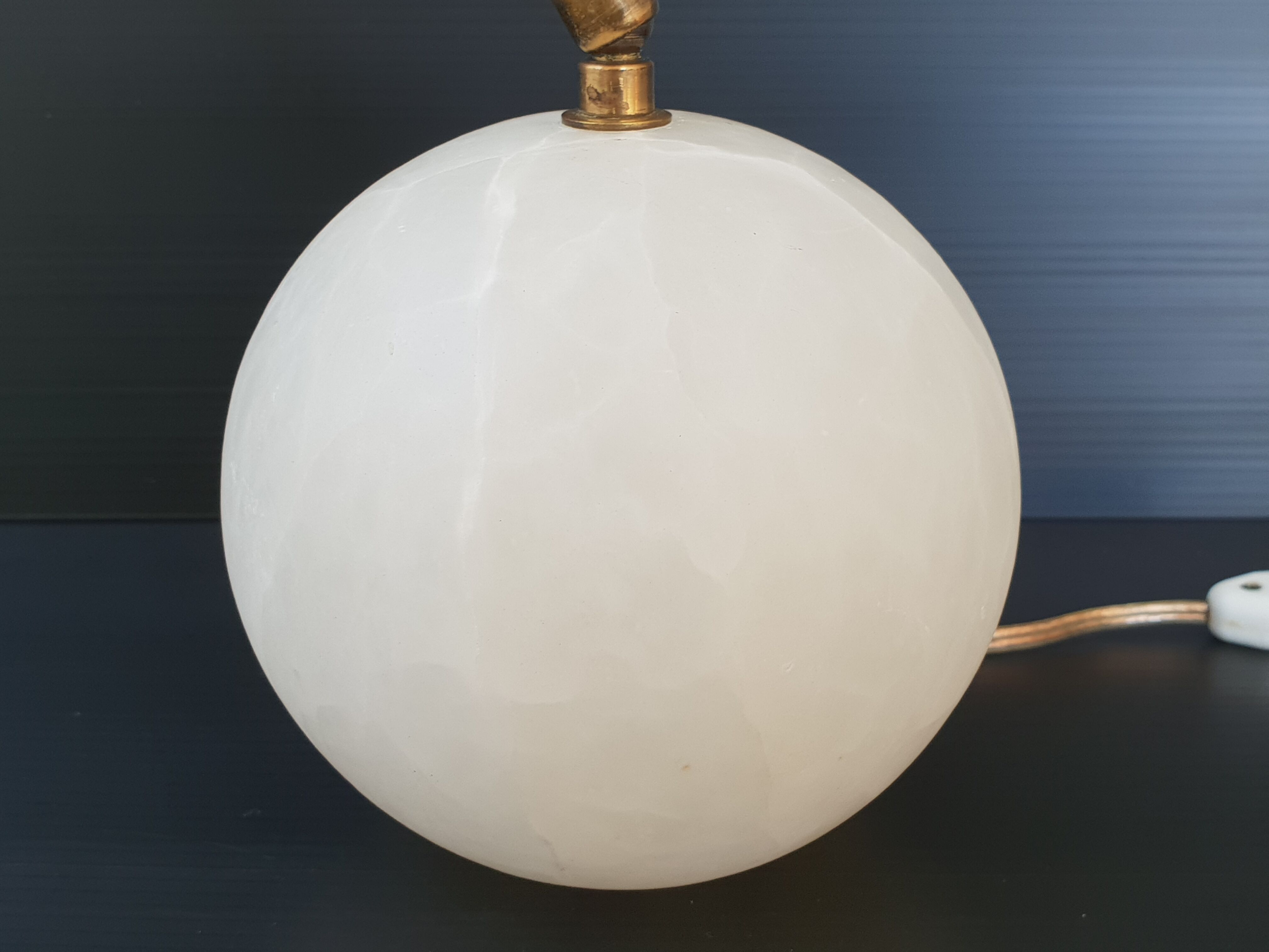 Vintage 1950 alabaster lamp