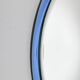Miroir vintage années 70 Cristal Bleu Design A. Lupi pour Cristal Luxor