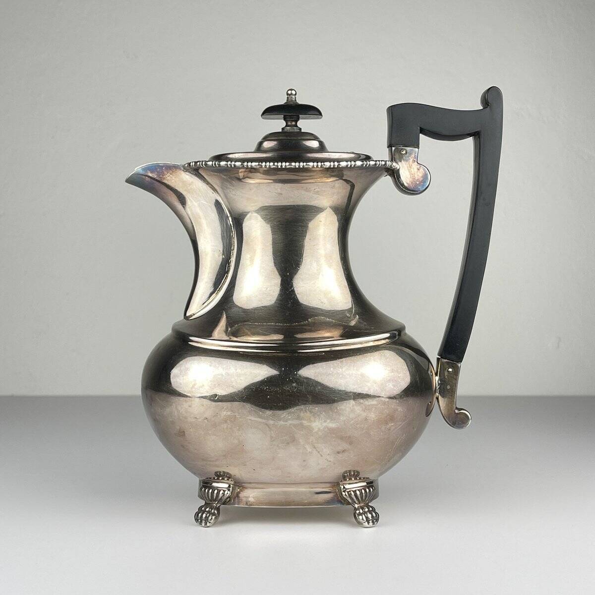 Service à thé en argent, Sheffield, Angleterre, années 1930, set de 4