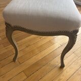 Linen fabric bench Pierre Frey