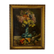 Still life with vase and bouquets of flowers