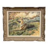 Painting of a German Shepherd