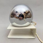 Orb Eye metal table lamp Goffredo Reggiani Space Age vintage 1970s