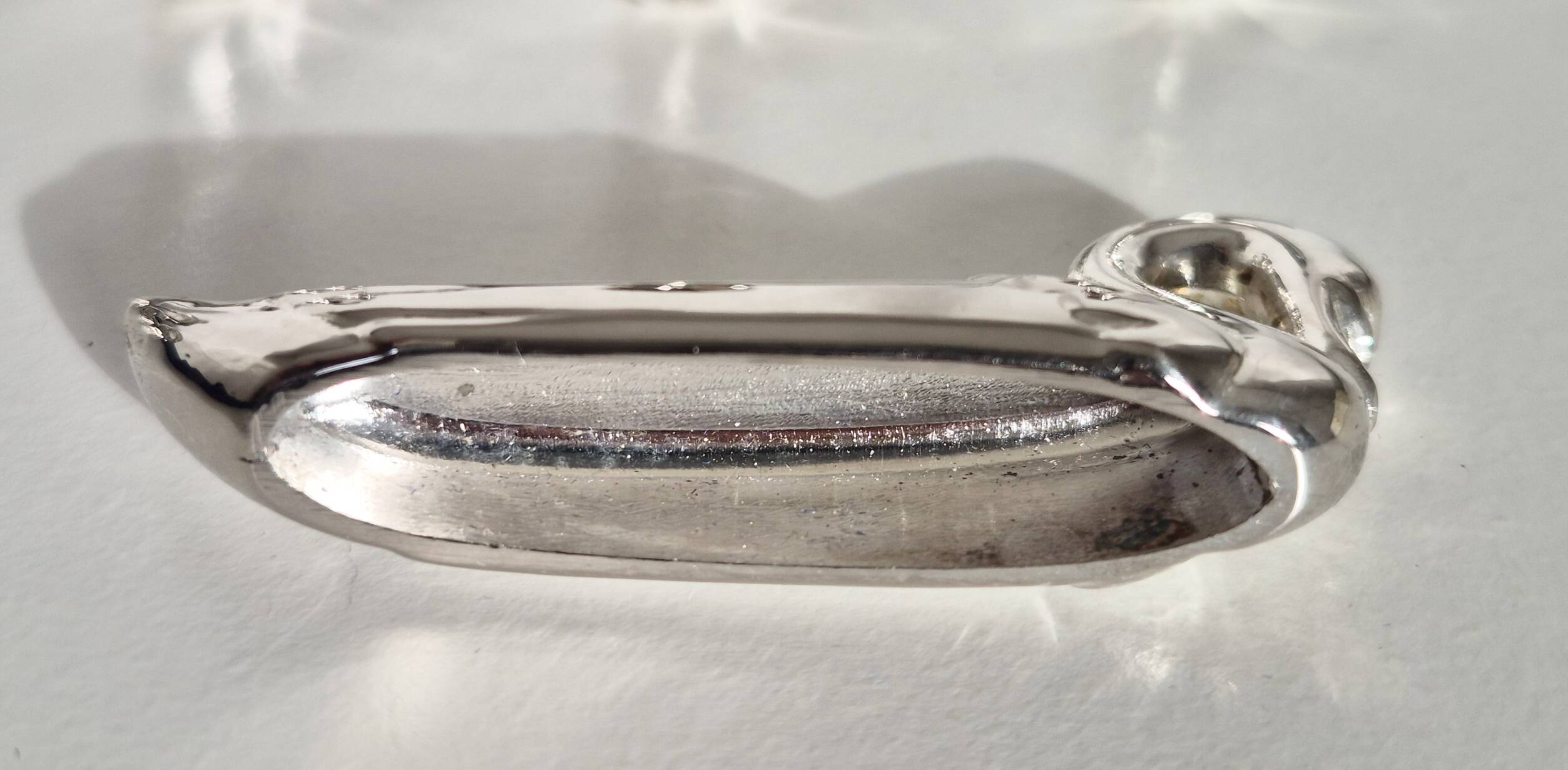 Silver-plated swan knife rests