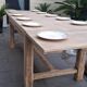 Farmhouse table with oak extensions 3m