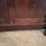 Antique Empire mahogany display case.