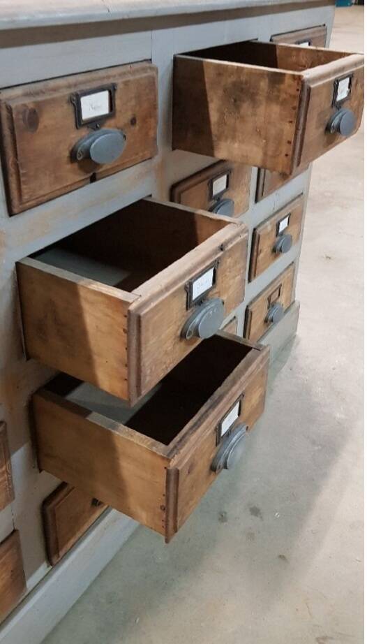 16-drawer craft cabinet