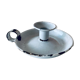 Bougeoir blanc émaillé
