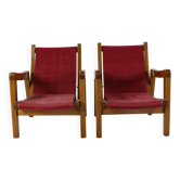 Ensemble de deux fauteuils uniques au design néerlandais par Hein Stolle