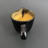 Keraluc black and yellow creamer