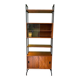 Vintage modular library wood & metal – mid-century chic spirit