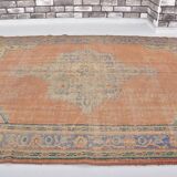 Oushak Turkish Orange Carpet sku 1703