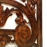 Decorative panel in carved oak wood 19th century