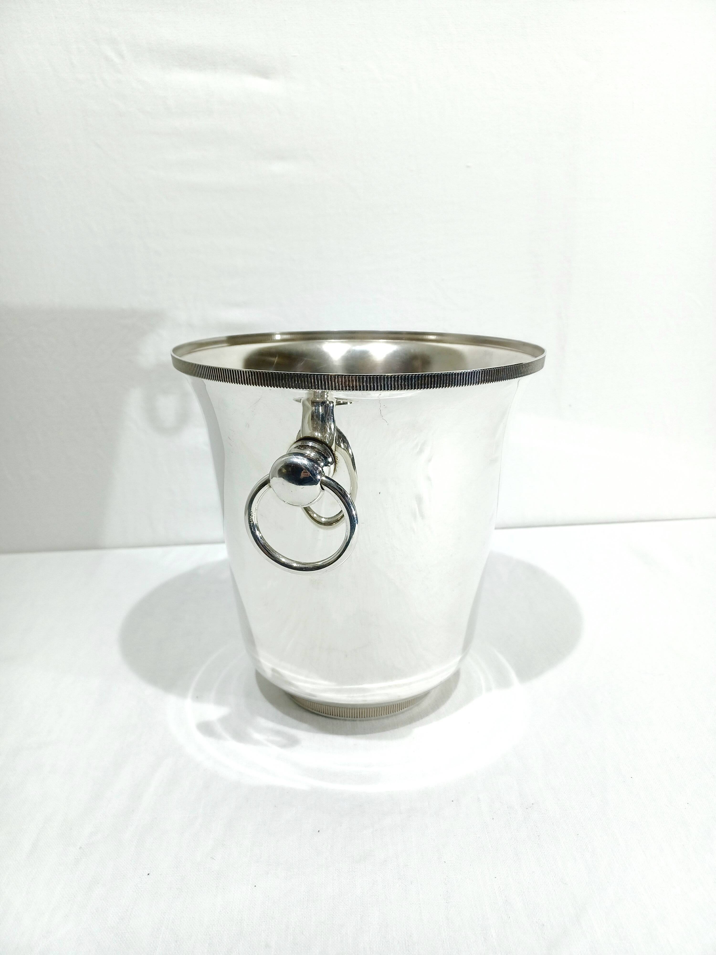 Silver-plated champagne bucket
