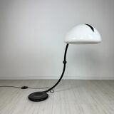 60s vintage black Serpente floor lamp by Elio Martinelli for Martinelli Luce