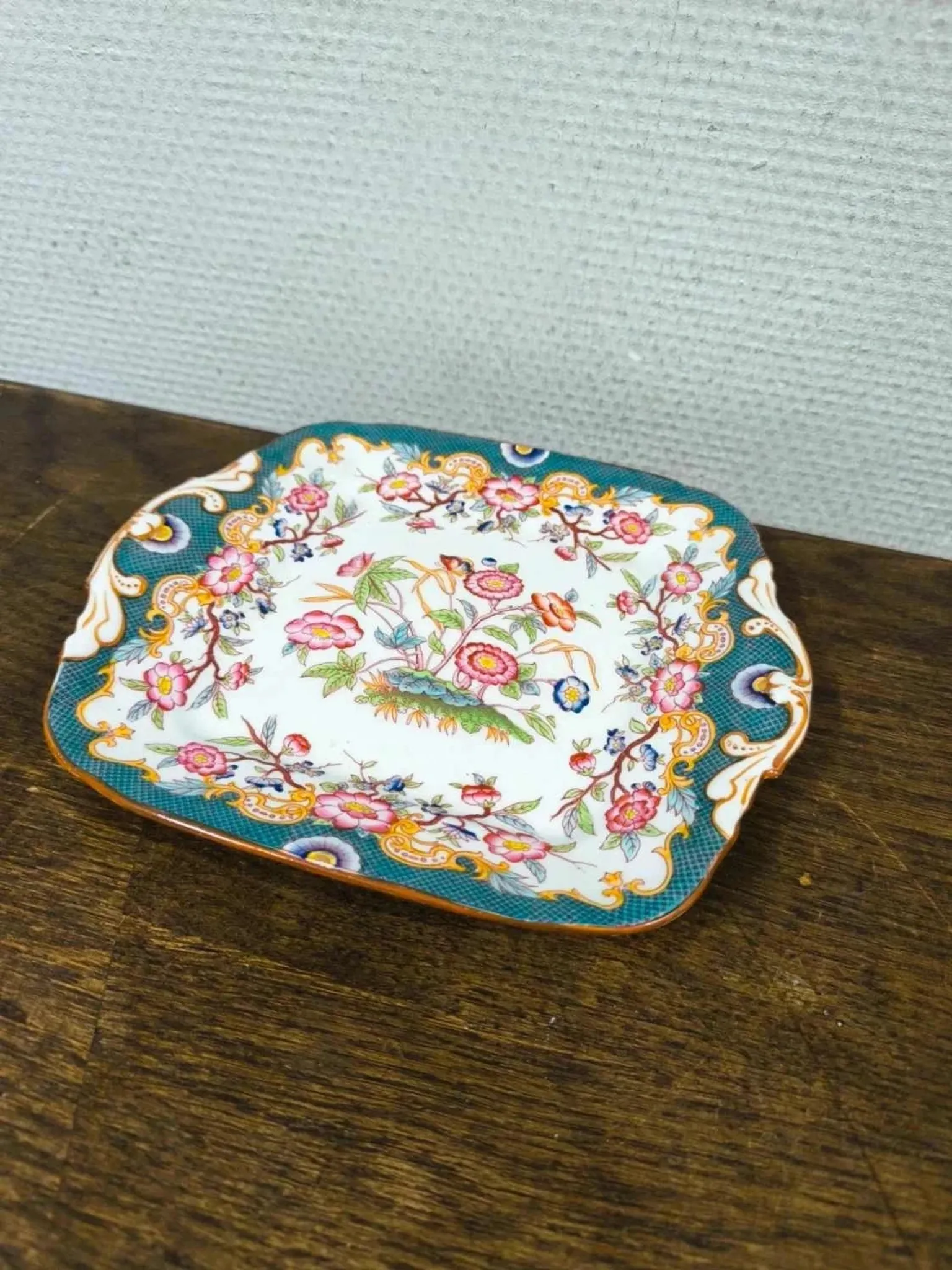Minton cake dish Sarreguemines