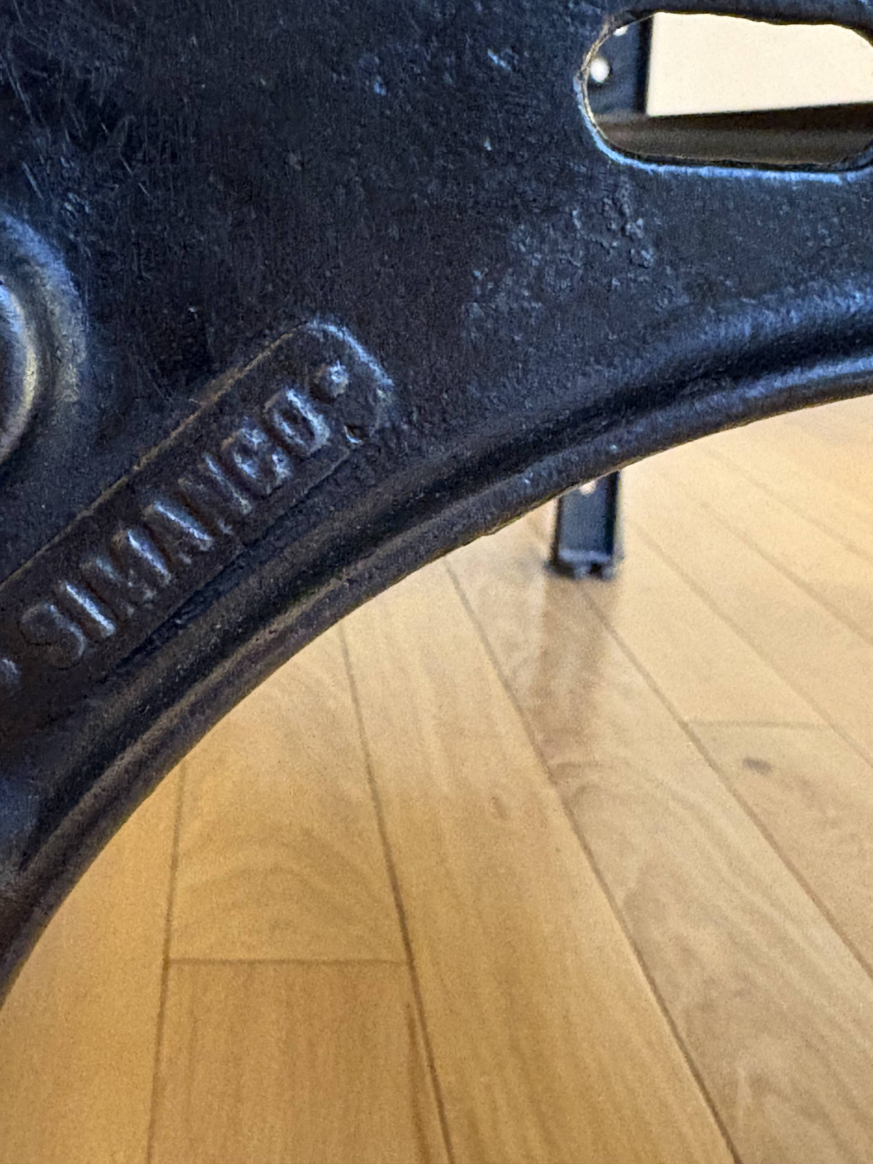 Industrial dining table