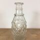 Vintage molded glass decanter