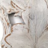 Small wall console in patinated wood