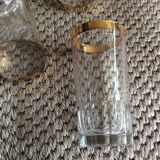 Series of 6 vintage glasses