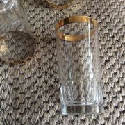 Series of 6 vintage glasses