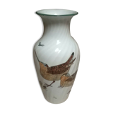 Vase of Gien's factory "A la Becasse"