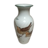 Vase de la manufacture de Gien "A la Becasse"